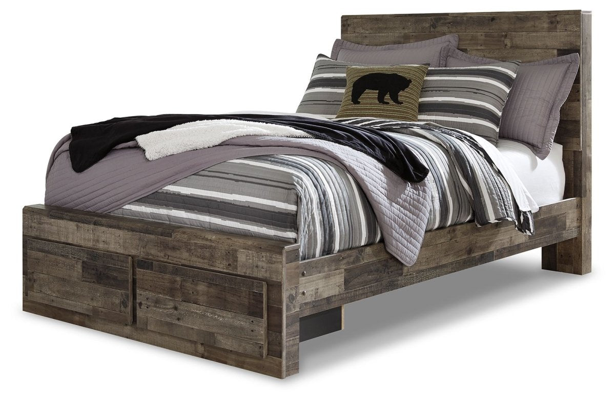 Derekson - Panel Bed Storage Beds by Benchcraft® - Walls Furniture & Mattress