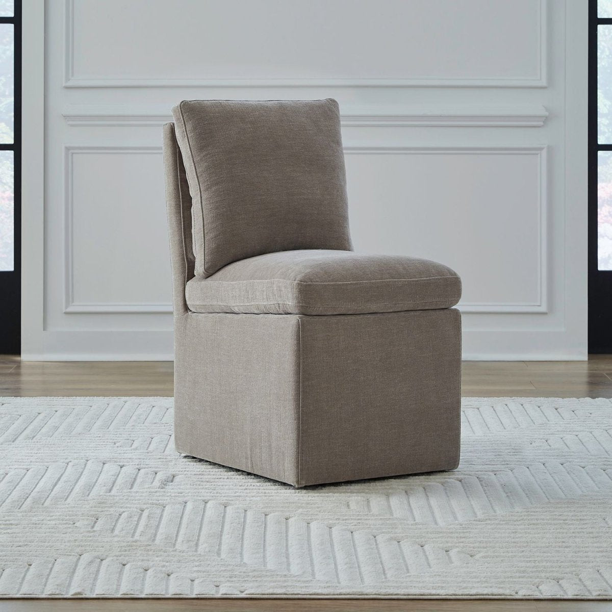 Accent Dining - Accent Dining Chair With Casters Side Chairs by Liberty Furniture - Walls Furniture & Mattress