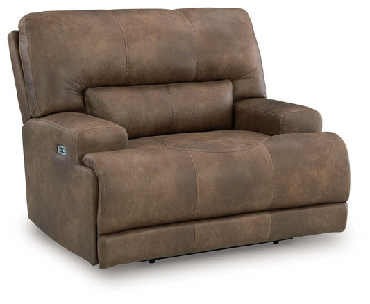 Beckley Place - Earth - Power Recliner With Adjustable Headrest Reclining Chairs by Signature Design by Ashley® - Walls Furniture & Mattress