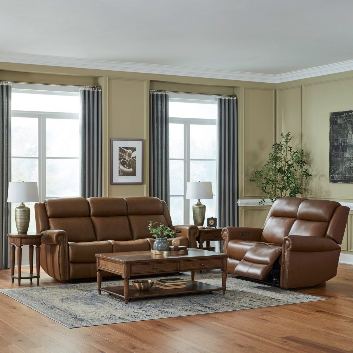 Carlton - Sofa Set Reclining Sofas & Loveseats by Liberty Furniture - Walls Furniture & Mattress