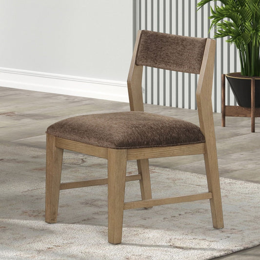 Viera - Upholstered Side Chair (Set of 2) - Natural Oak Chair Sets by New Classic - Walls Furniture & Mattress