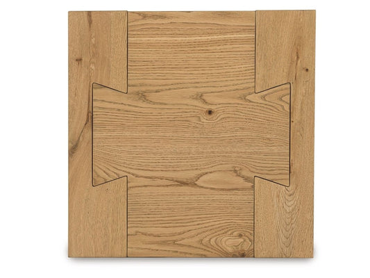 Bracken - Light Brown - Square End Table End Tables by Luxe - Walls Furniture & Mattress