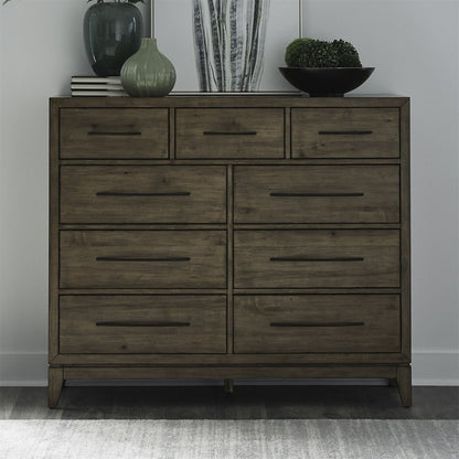 Shaker Lakes - 9 Drawer Chesser - Harvest Brown Dressers by Liberty Furniture - Walls Furniture & Mattress