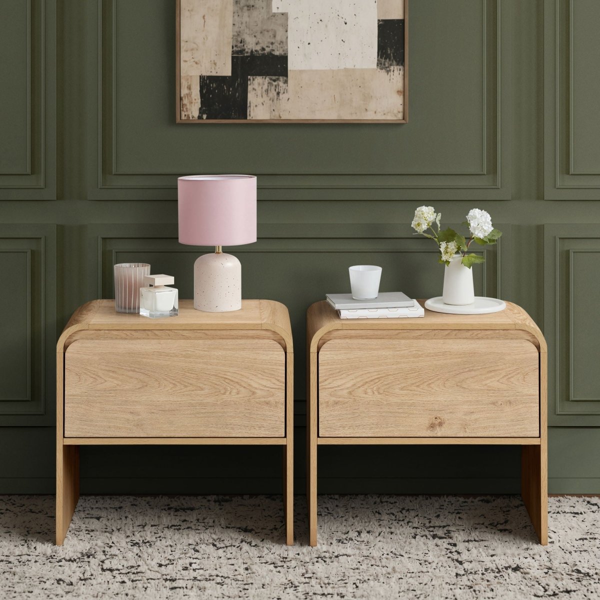 Mara - One Drawer End Table / Bedside Table Table Sets by New Classic - Walls Furniture & Mattress