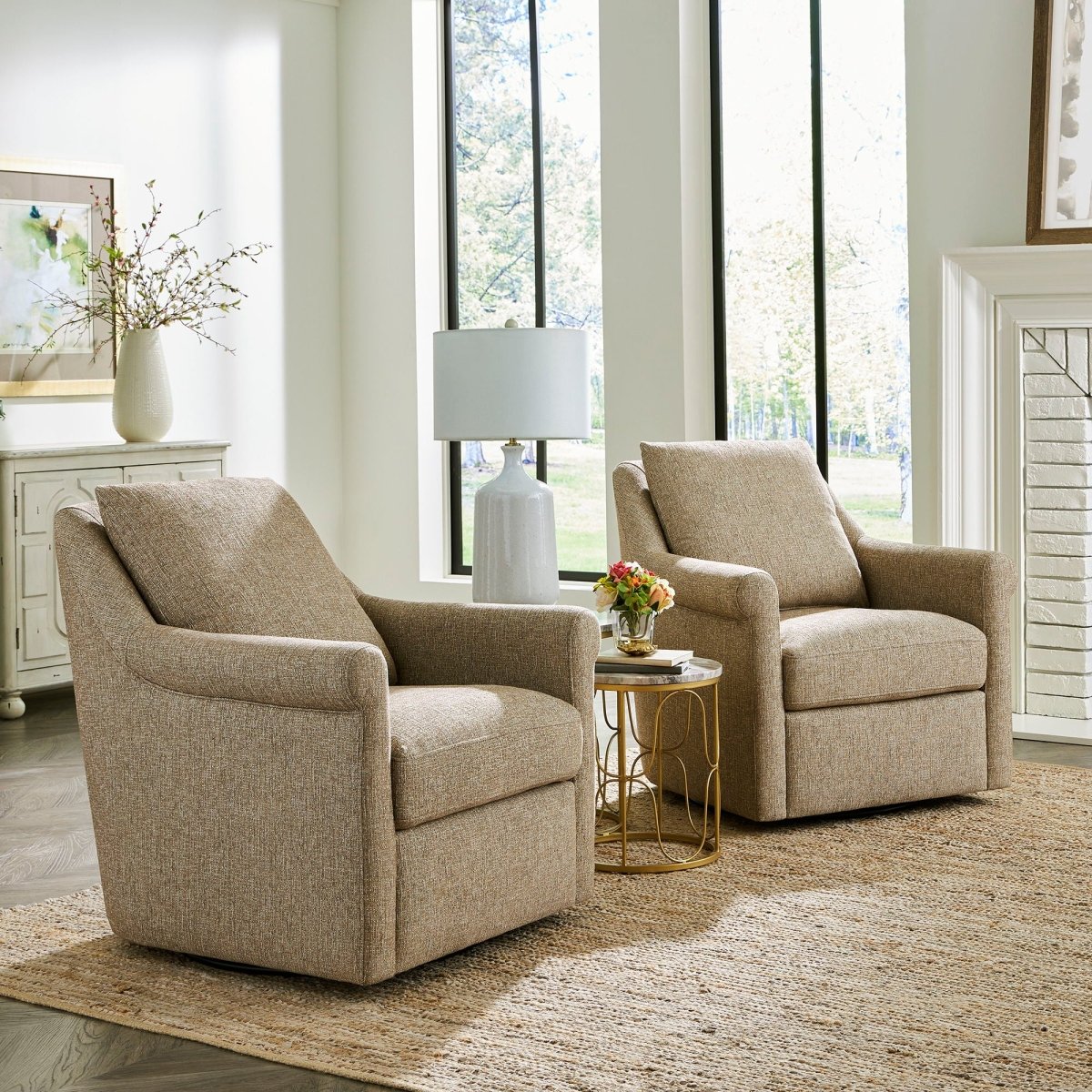Landcaster - Upholstered Accent Chair Arm Chairs by Liberty Furniture - Walls Furniture & Mattress