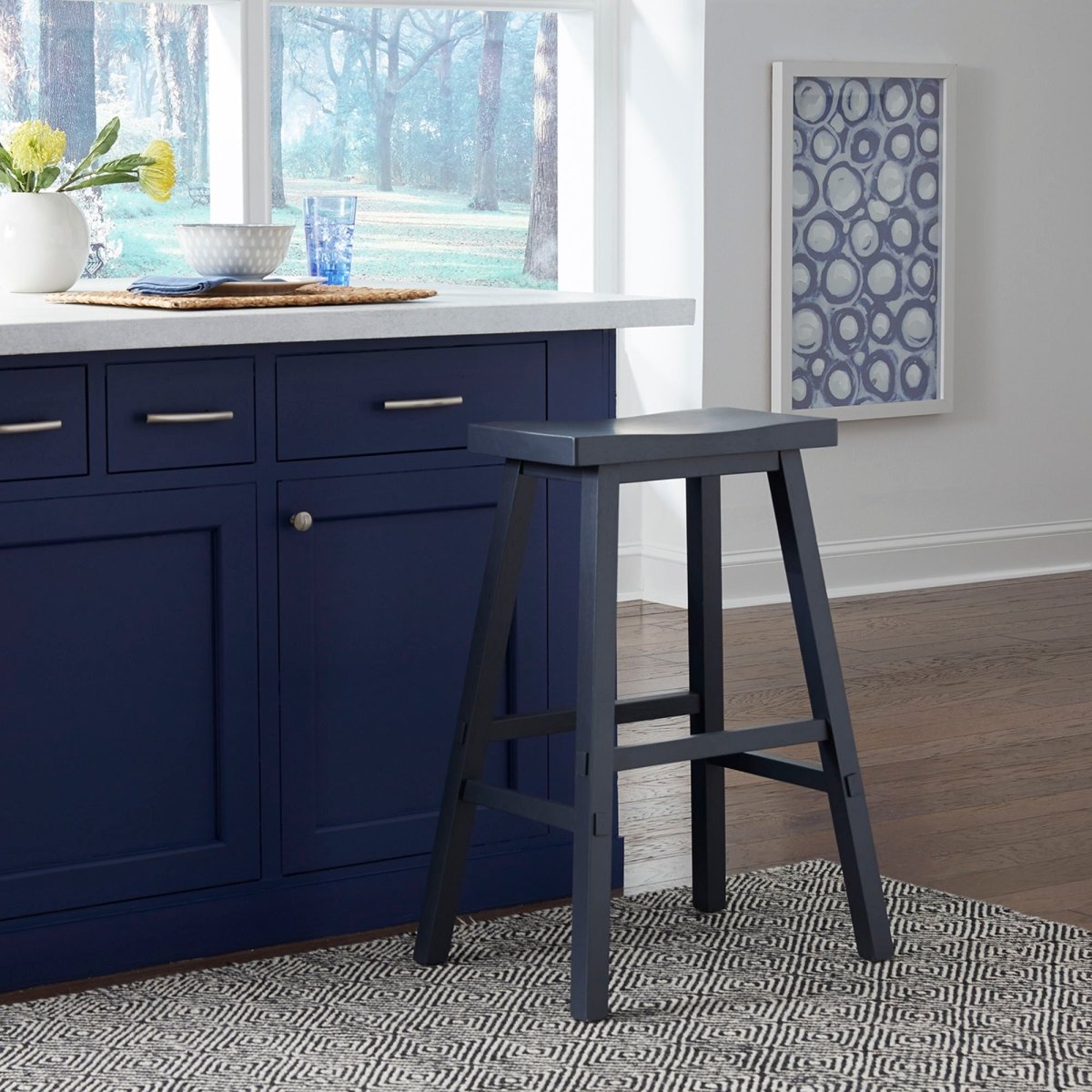 Creations II - 30" Sawhorse Stool Bar Height (28" - 30") by Liberty Furniture - Walls Furniture & Mattress