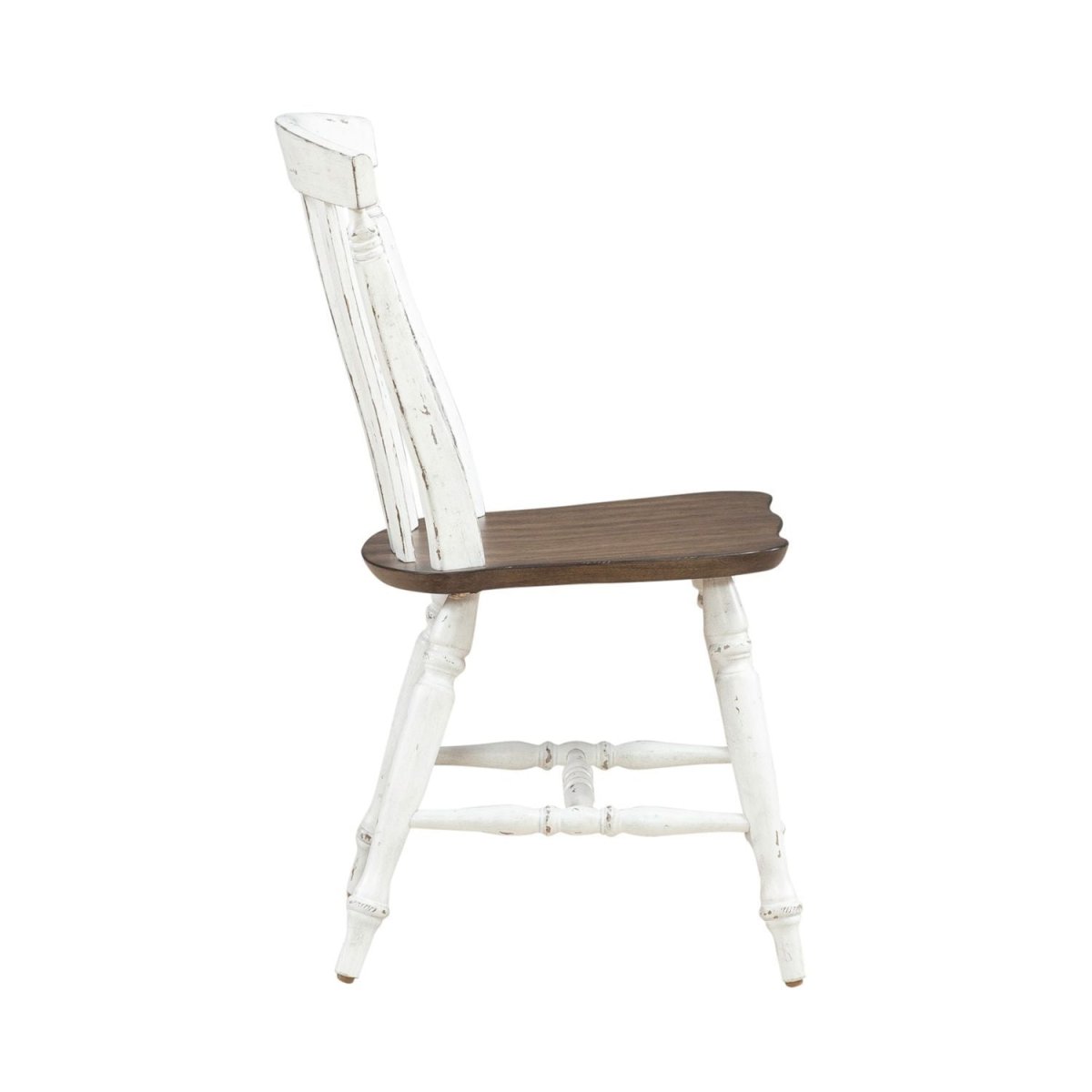 Al Fresco - Slat Back Side Chair (RTA) - White Side Chairs by Liberty Furniture - Walls Furniture & Mattress