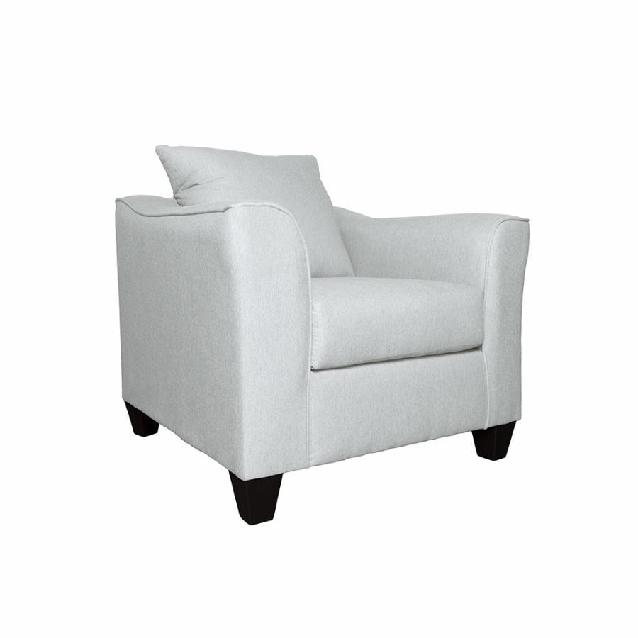 Salizar - Upholstered Flared Arm Accent Chair Arm Chairs by CoasterEssence - Walls Furniture & Mattress