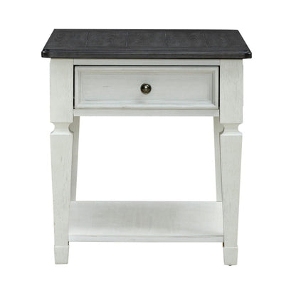 Allyson Park - Drawer End Table - White End Tables by Liberty Furniture - Walls Furniture & Mattress
