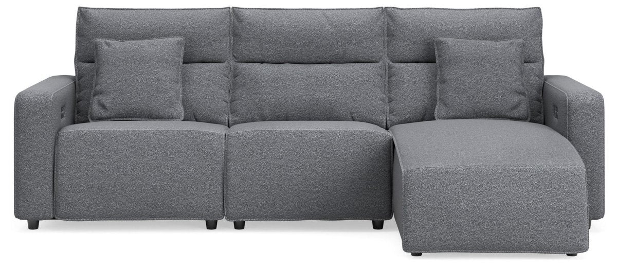 Modmax II - Reclining Sectional - Salt And Pepper Reclining Sectionals by Signature Design by Ashley® - Walls Furniture & Mattress