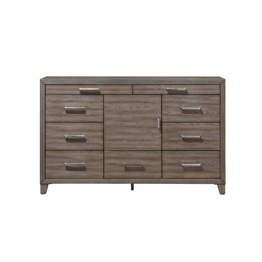 Harrisburg - 9 Drawer Dresser - Walnut Dressers by New Classic - Walls Furniture & Mattress