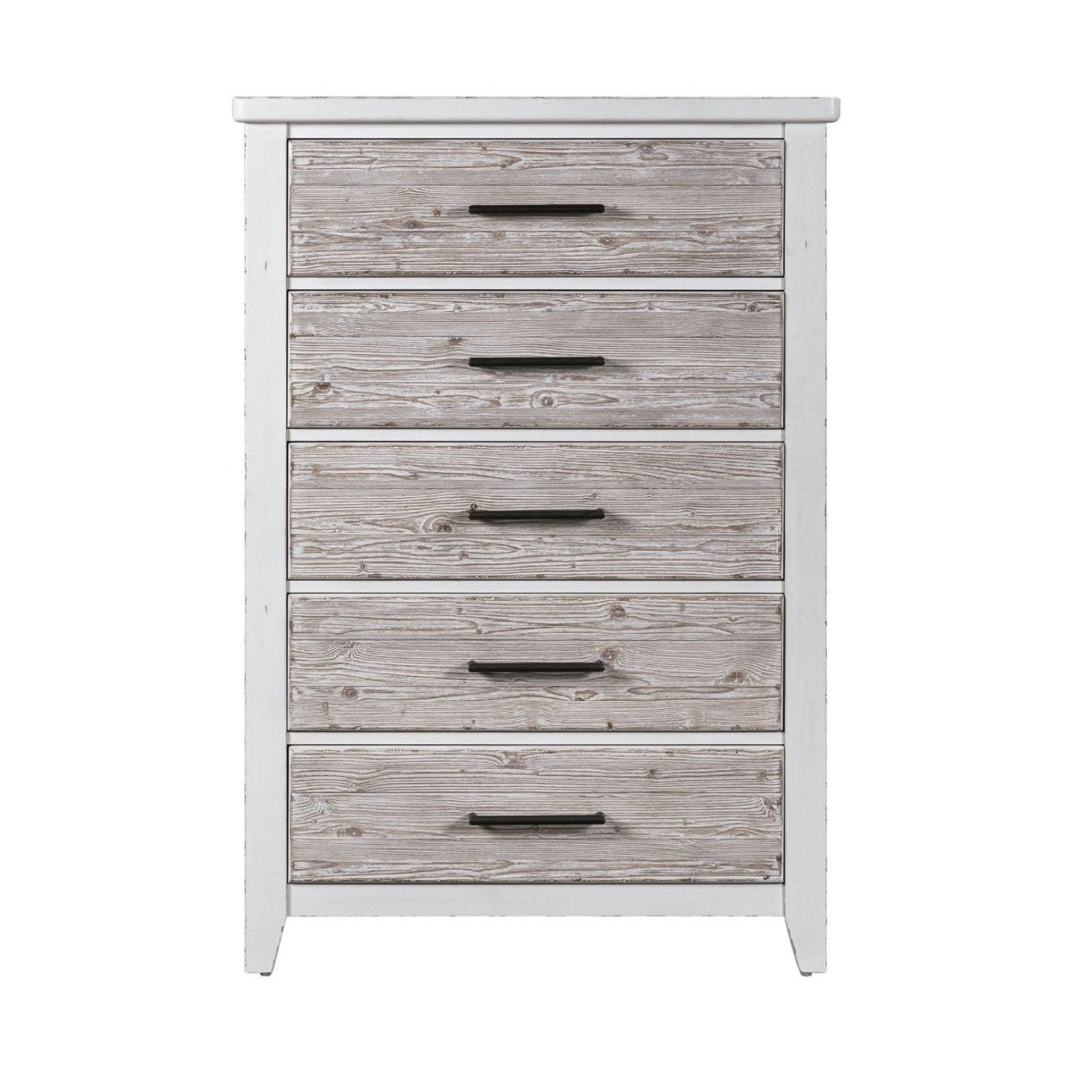 Backroads - 5 Drawer Chest - White Accent Chests by Liberty Furniture - Walls Furniture & Mattress