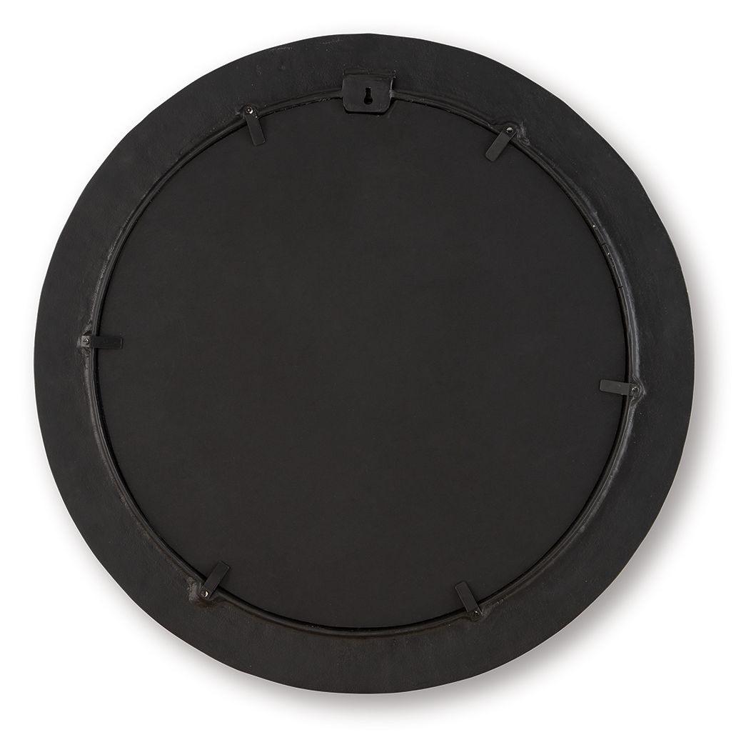 Ozias - Black - Accent Mirror Accent Mirrors by Signature Design by Ashley® - Walls Furniture & Mattress