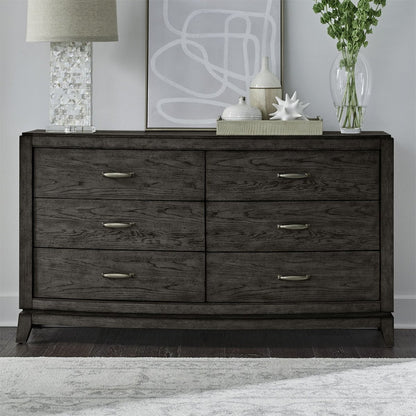 Avalon - 6 Drawer Dresser Dresser & Mirror by Liberty Furniture - Walls Furniture & Mattress