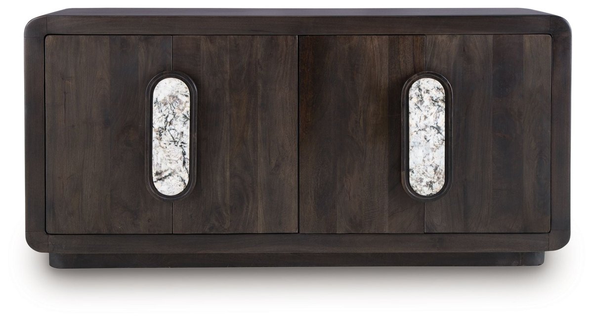 Elliston - Espresso Brown - Accent Cabinet Accent Cabinets by Signature Design by Ashley® - Walls Furniture & Mattress
