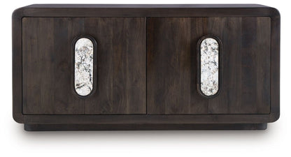 Elliston - Espresso Brown - Accent Cabinet Accent Cabinets by Signature Design by Ashley® - Walls Furniture & Mattress