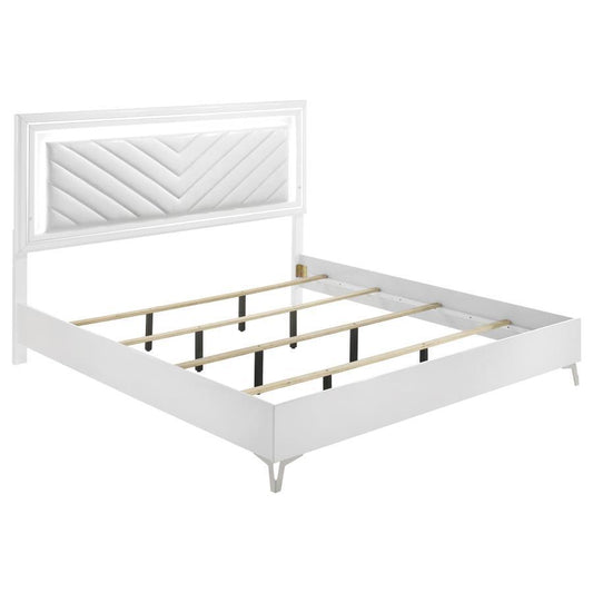 Cassia - LED Panel Bed Upholstered Beds by Coaster Fine Furniture - Walls Furniture & Mattress