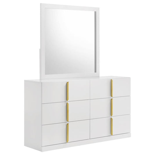 Ines - 6 - Drawer Bedroom Dresser Cabinet Dressers by Coaster Fine Furniture - Walls Furniture & Mattress