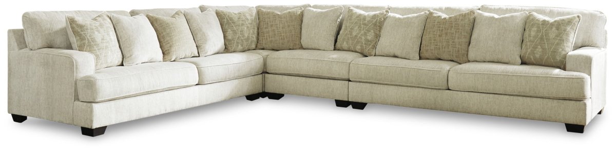 Rawcliffe - Sectional Stationary Sectionals by Signature Design by Ashley® - Walls Furniture & Mattress
