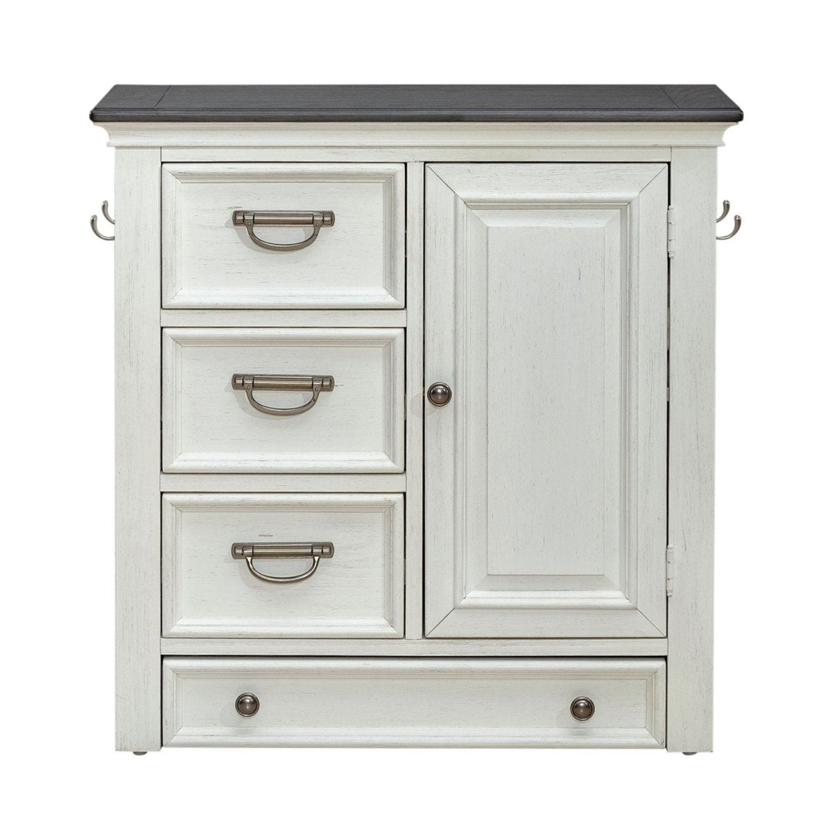 Allyson Park - Pet Feeder - Charcoal Feeder Cabinets by Liberty Furniture - Walls Furniture & Mattress