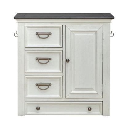 Allyson Park - Pet Feeder - Charcoal Feeder Cabinets by Liberty Furniture - Walls Furniture & Mattress