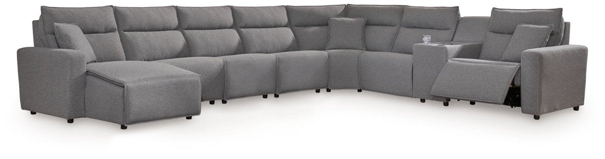 Modmax II - Reclining Sectional - Salt And Pepper Reclining Sectionals by Signature Design by Ashley® - Walls Furniture & Mattress