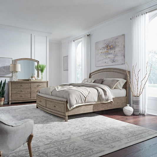 Avalon - Upholstered Bedroom Set 3 Piece Bedroom Sets by Liberty Furniture - Walls Furniture & Mattress
