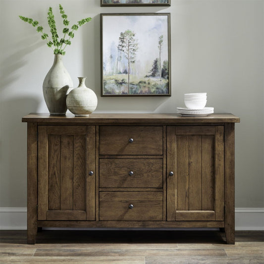 Hearthstone Ridge - Buffet - Light Brown Buffets by Liberty Furniture - Walls Furniture & Mattress