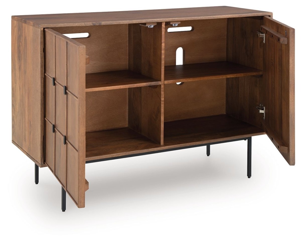Juddins - Brown - Accent Cabinet Accent Cabinets by Signature Design by Ashley® - Walls Furniture & Mattress