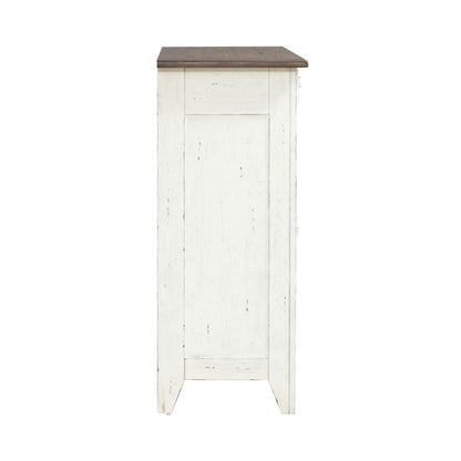 Al Fresco - Server - Graphite / Whitestone Servers by Liberty Furniture - Walls Furniture & Mattress