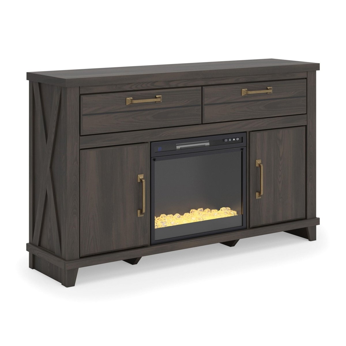 Brazen Valley - TV Stand With Fireplace Option TV Stands by Signature Design by Ashley® - Walls Furniture & Mattress