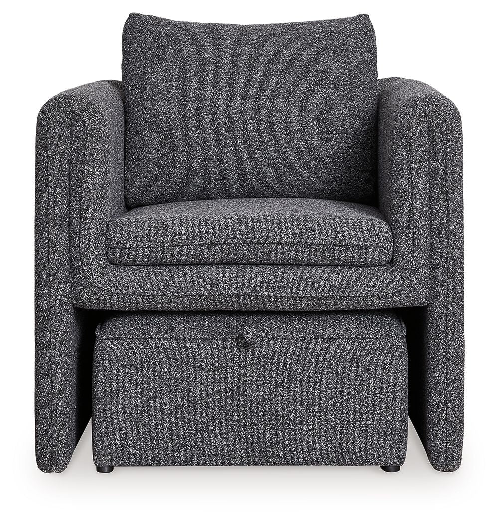 Vreni - Charcoal / Black - Accent Chair Accent Chairs by Signature Design by Ashley® - Walls Furniture & Mattress