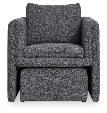 Vreni - Charcoal / Black - Accent Chair Accent Chairs by Signature Design by Ashley® - Walls Furniture & Mattress