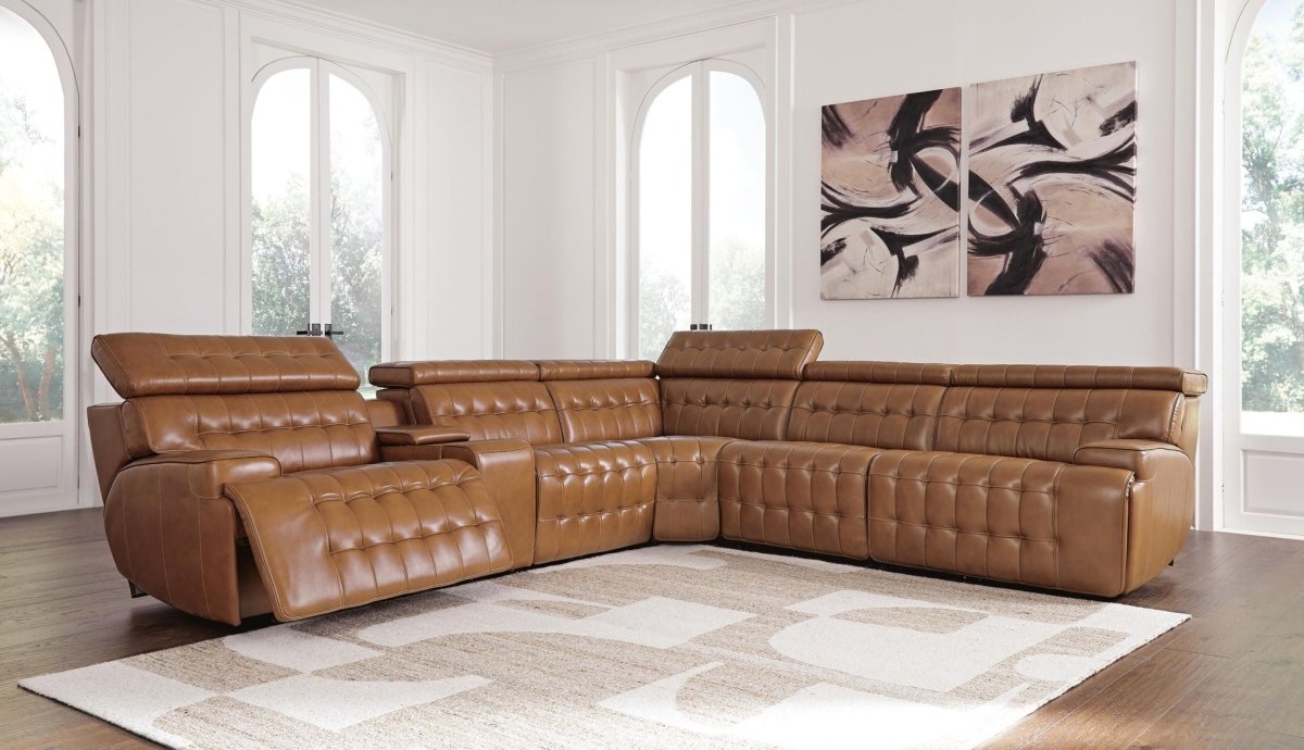 Temmpton - Power Reclining Sectional Reclining Sectionals by Signature Design by Ashley® - Walls Furniture & Mattress