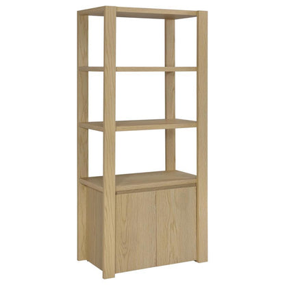 Laurelton - 3 - Shelf Media Tower Tall Pier Cabinet - Light Oak Piers by Coaster Fine Furniture - Walls Furniture & Mattress