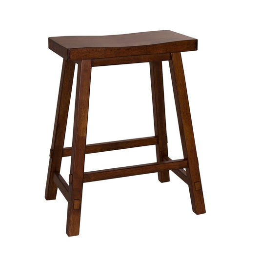 Creations - Sawhorse Counter Stool Counter Height (24" - 27") by Liberty Furniture - Walls Furniture & Mattress