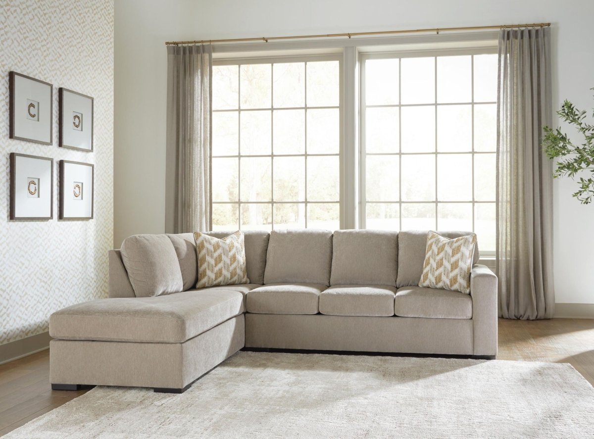 Bridgepoint - Sectional Stationary Sectionals by Signature Design by Ashley® - Walls Furniture & Mattress
