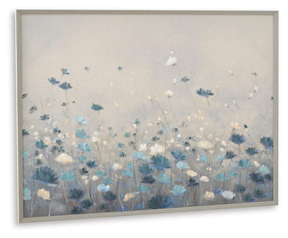 Claydale - Wall Art - Gray / Blue / White Canvas Art by Signature Design by Ashley® - Walls Furniture & Mattress
