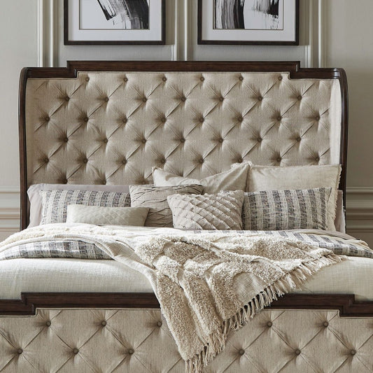 Provence Park - Upholstered Shelter Headboard Upholstered Headboards by Liberty Furniture - Walls Furniture & Mattress