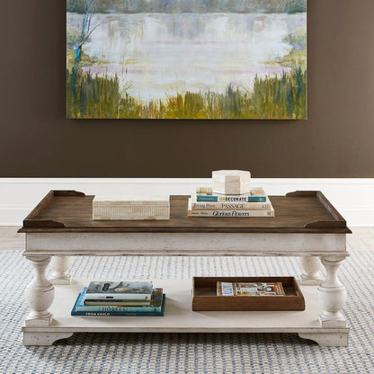 Abbey Road - Lift Top Cocktail Table - White Cocktail Tables by Liberty Furniture - Walls Furniture & Mattress