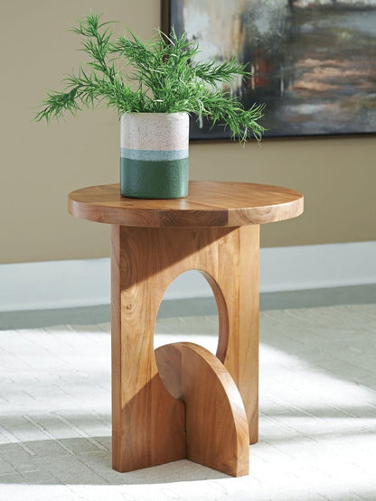 Hollbourne - Brown - Accent Table Accent Tables by Signature Design by Ashley® - Walls Furniture & Mattress