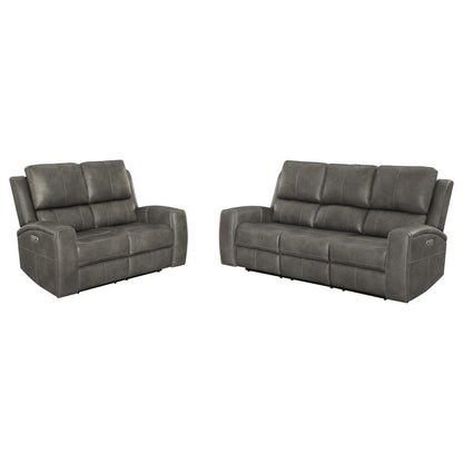 Brickston - Triple Power Reclining Sofa Set Reclining Sofas & Loveseats by Coaster Fine Furniture - Walls Furniture & Mattress