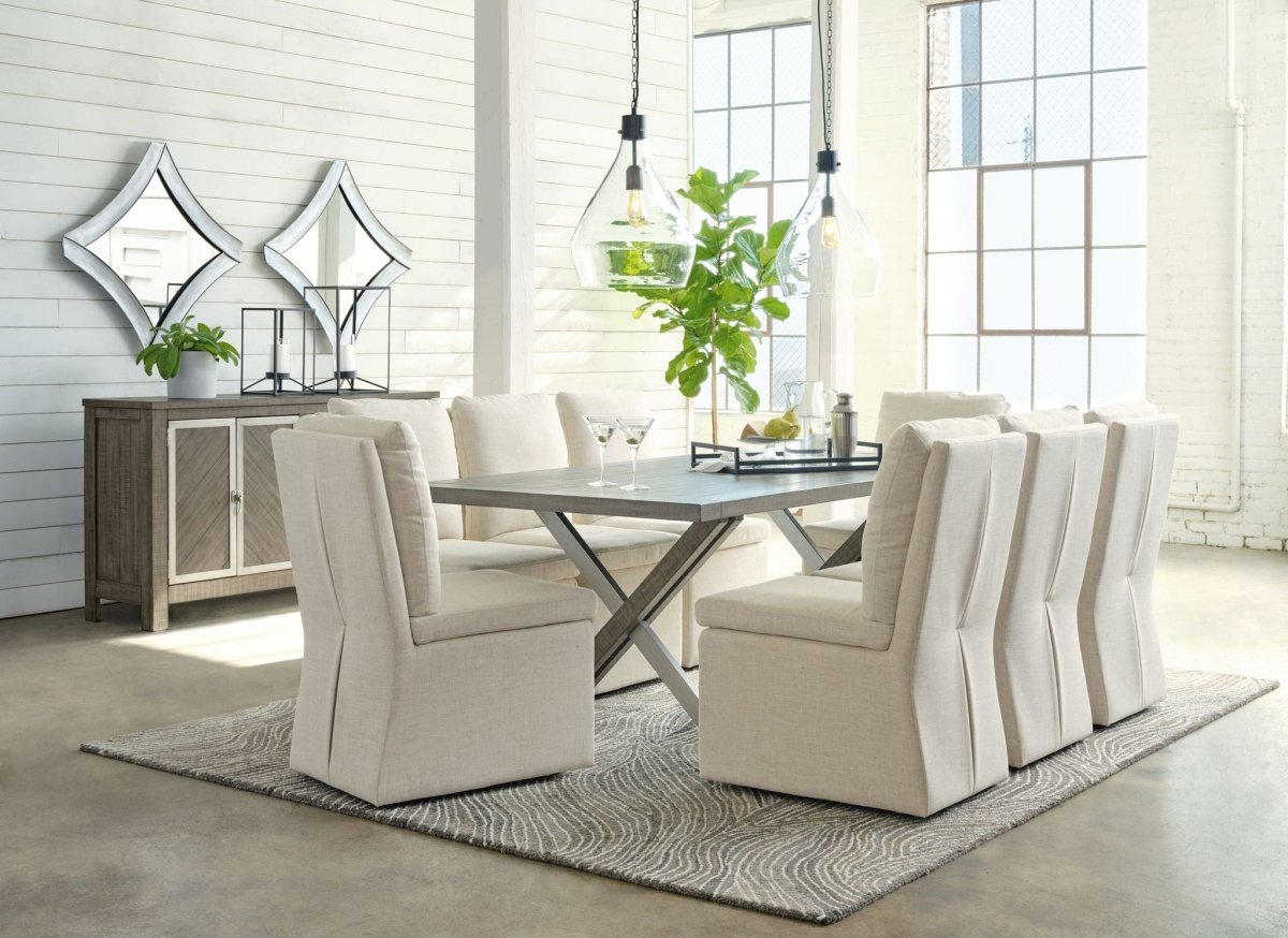 Krystanza - Dining Room Set 8 + Piece Dining Room Sets by Millennium® by Ashley - Walls Furniture & Mattress