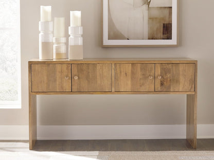 Ella Grove - Console - Rich Brown Console Tables by Signature Design by Ashley® - Walls Furniture & Mattress