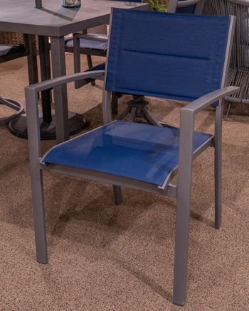 Rocky Creek - Blue / Gray - Sling Arm Chair (Set of 4) Chair Sets by Signature Design by Ashley® - Walls Furniture & Mattress