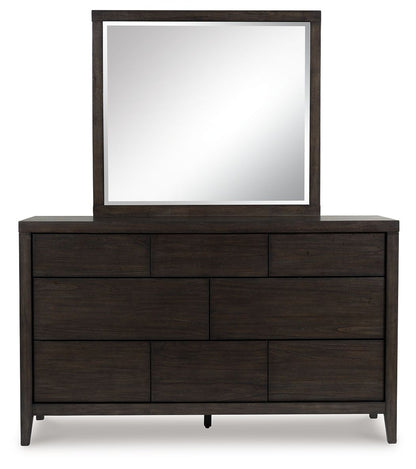 Westonfort - Dresser And Mirror - Espresso Dresser & Mirror by Ashley® - Walls Furniture & Mattress