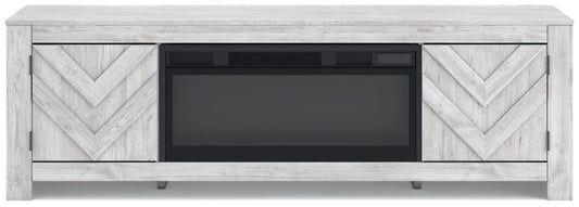 Cayboni - LG TV Stand With Fireplace Option TV Stands by Signature Design by Ashley® - Walls Furniture & Mattress