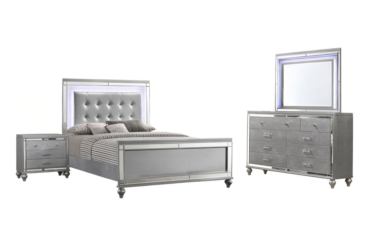 Valentino - Bedroom Set 4 Piece Bedroom Sets by New Classic - Walls Furniture & Mattress