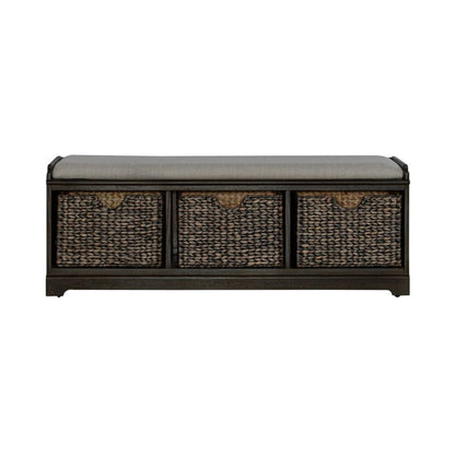 Mill Creek - Wall Bench - Dark Brown