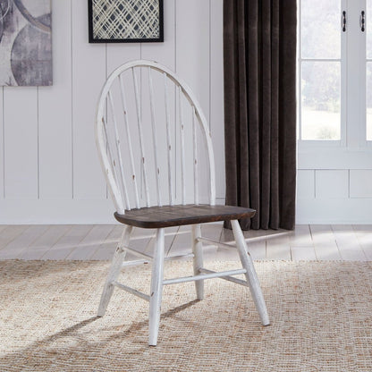 Farmhouse - Windsor Back Chair Arm Chairs by Liberty Furniture - Walls Furniture & Mattress